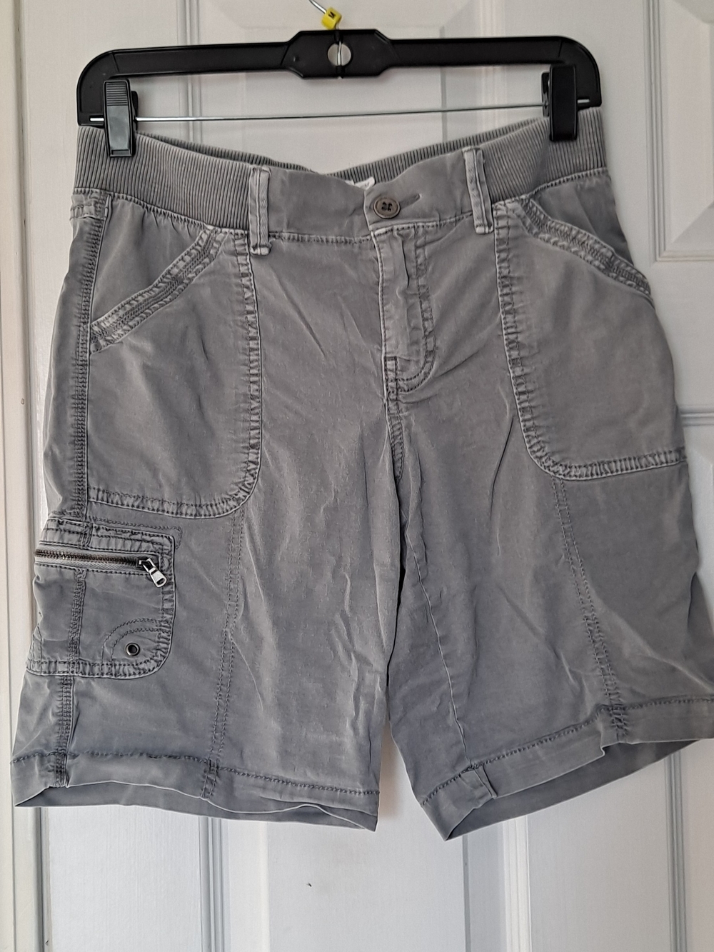 Sonoma Light Gray Cargo Bermuda Shorts